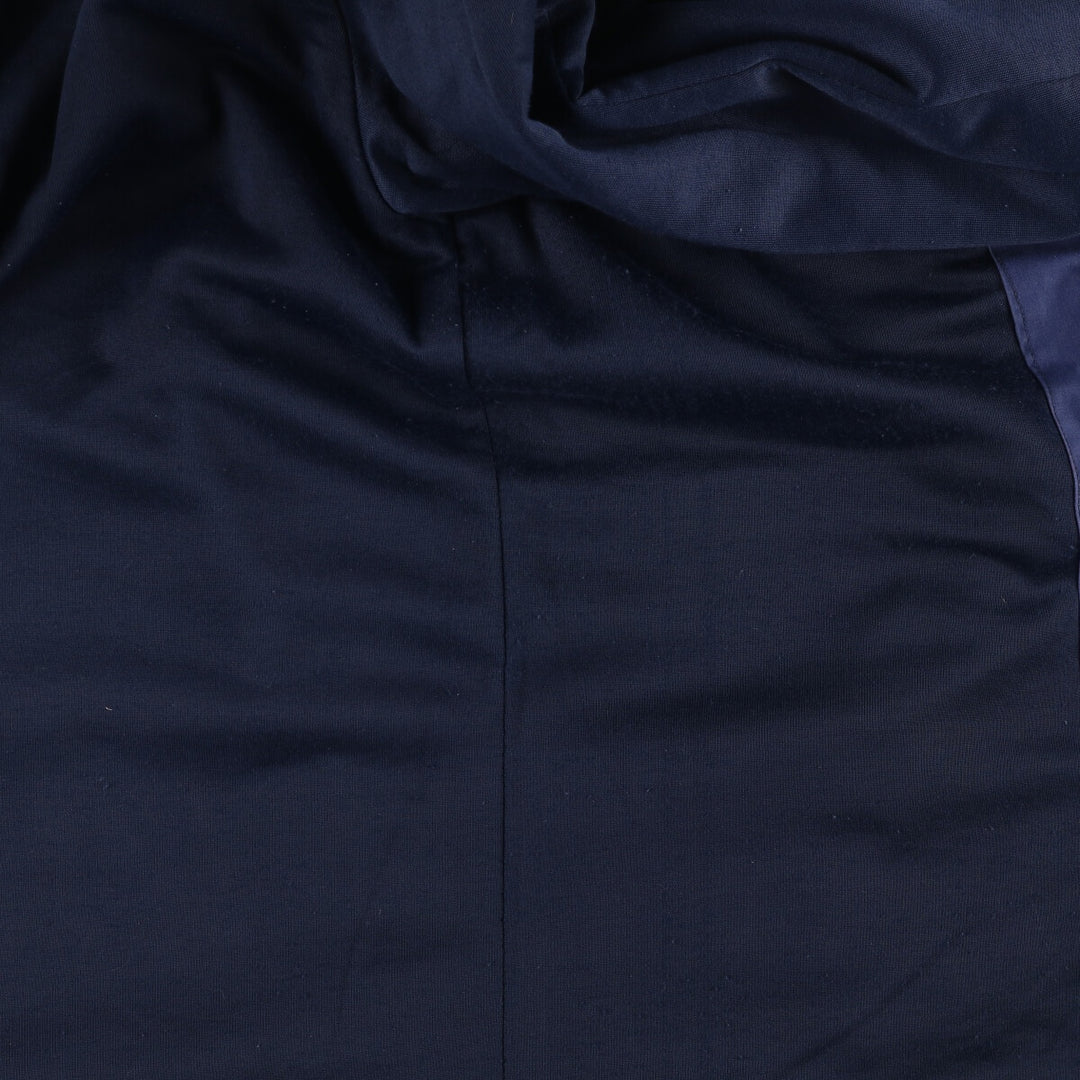 Vintage 1980'S Utility Jacket, Dark Blue, Military Utility Jacket, Made in USA, Men's Size L polyester navy blue type Vintage Second Hand