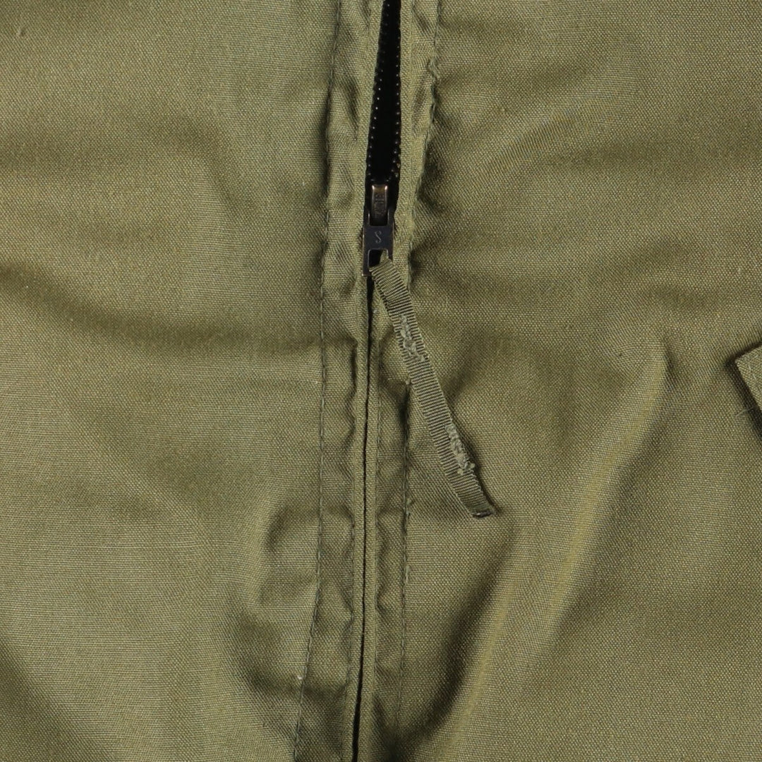 1990'S US Military Tanker Jacket, Made in USA, Medium-Short, Men's Size M Aramid Khaki type Vintage Second Hand