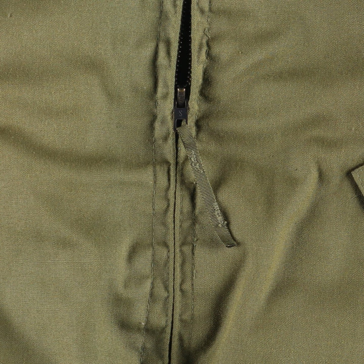 1990'S US Military Tanker Jacket, Made in USA, Medium-Short, Men's Size M Aramid Khaki type Vintage Second Hand