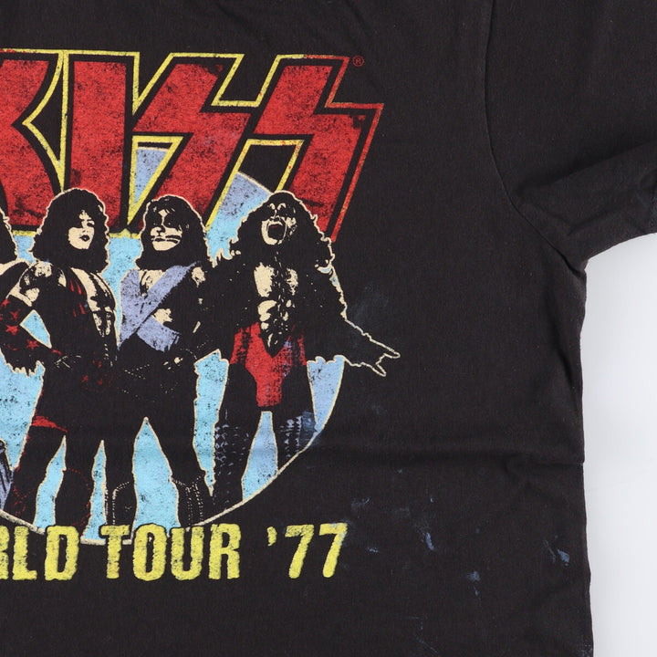 KISS Metal Band T-Shirt, Men's Size Medium cotton black type Vintage Second Hand