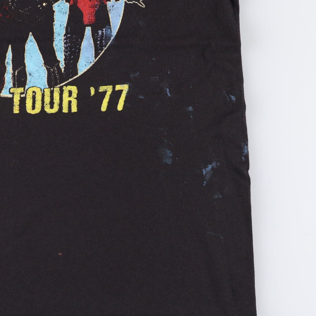 KISS Metal Band T-Shirt, Men's Size Medium cotton black type Vintage Second Hand