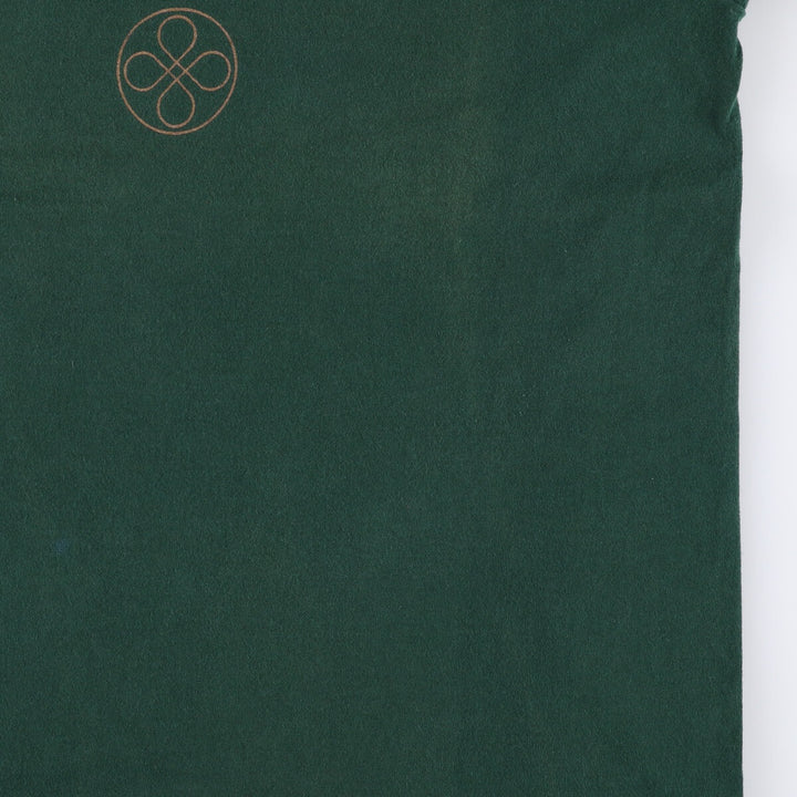 Vintage 90'S Fruit of the Loom print T-shirt, Made in Canada, Men's Size Large cotton green type Vintage Second Hand