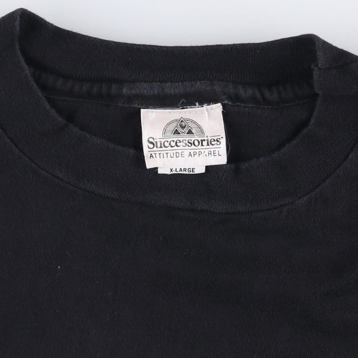 Successories Message Print T-Shirt, Men's, Size XL, Vintage cotton black type Vintage Second Hand