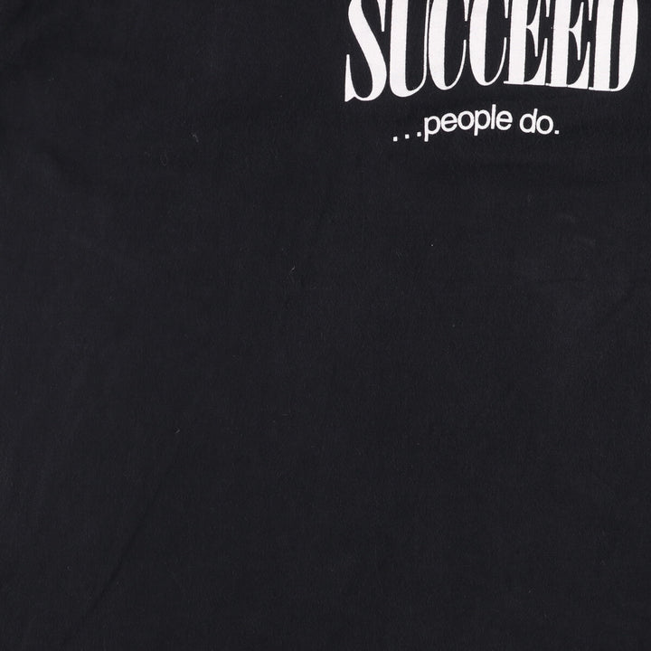 Successories Message Print T-Shirt, Men's, Size XL, Vintage cotton black type Vintage Second Hand