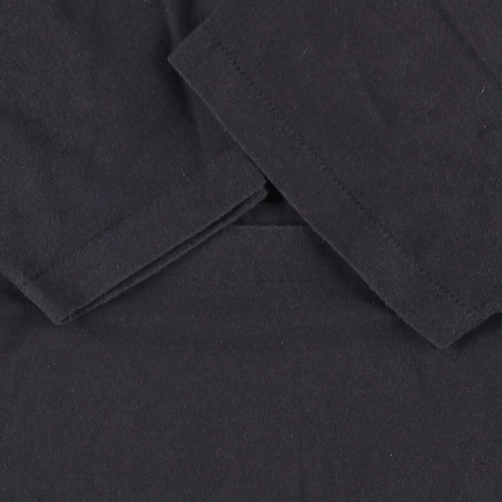 90'S Fruit of the Loom printed T-shirt, made in the USA, men's XL size, vintage cotton black type Vintage Second Hand