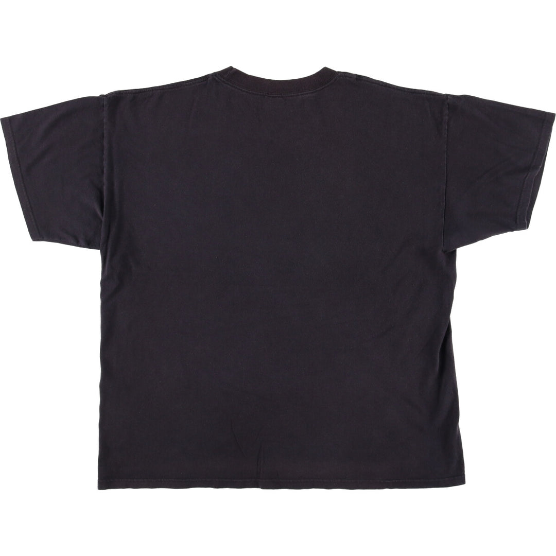 2000'S Tennessee River Message Print T-Shirt, Men's XL cotton black type Vintage Second Hand