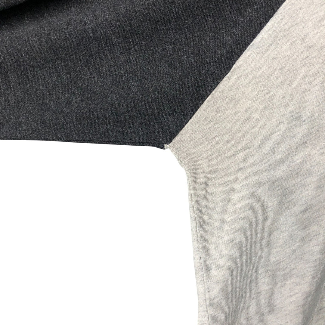 NEXT LEVEL DEF LEPPARD 3/4 Sleeve Raglan Band T-Shirt, Men's Medium, Crew Neck polyester gray type Vintage Second Hand