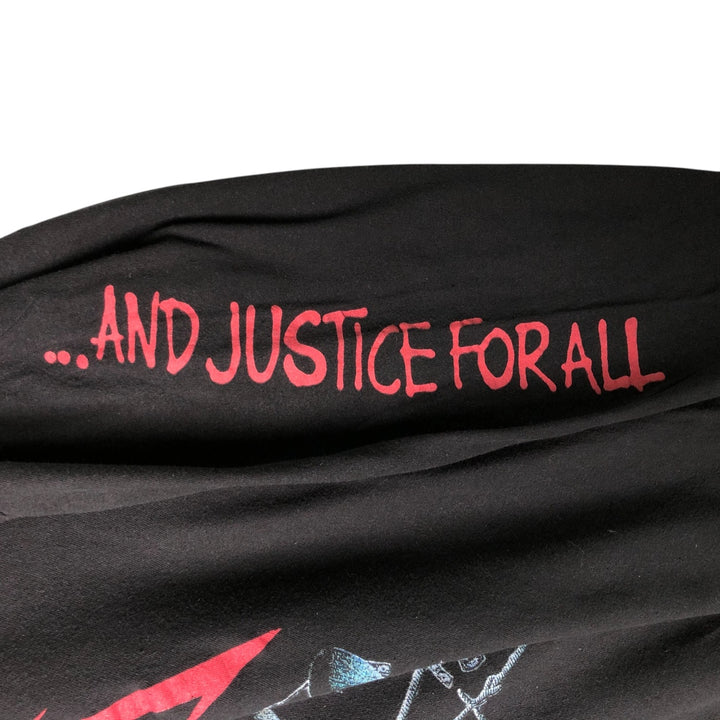 METALLICA Metallica Long T-shirt Band T-shirt Band T-shirt Men's M size unclear black type Vintage Second Hand