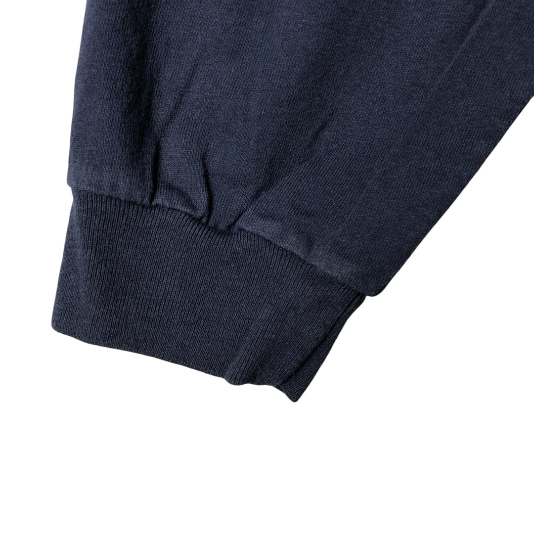 90s-00'S QUICKSILVER Long Sleeve T-Shirt, Men's Size L cotton navy blue type Vintage Second Hand