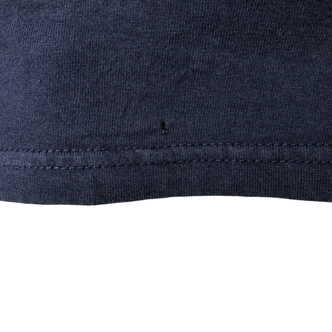 90s-00'S QUICKSILVER Long Sleeve T-Shirt, Men's Size L cotton navy blue type Vintage Second Hand