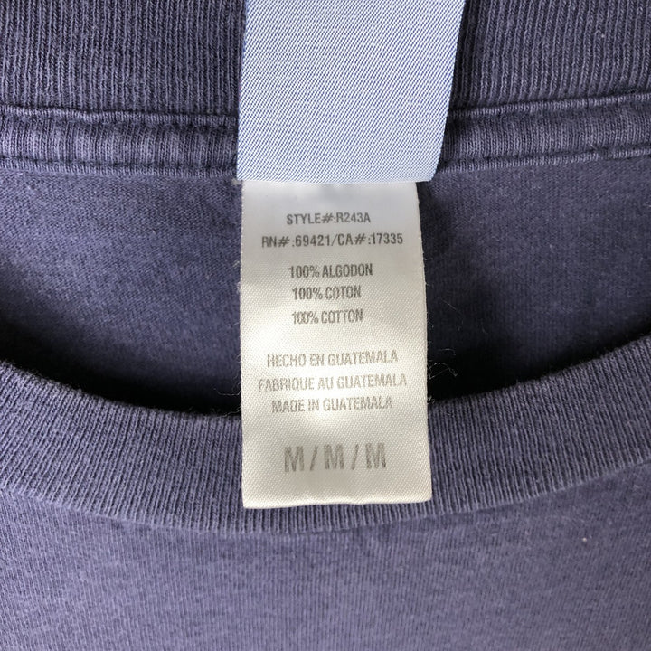 Reebok NFL Los Angeles Chargers Long Sleeve T-Shirt, Men's Size Medium cotton navy blue type Vintage Second Hand