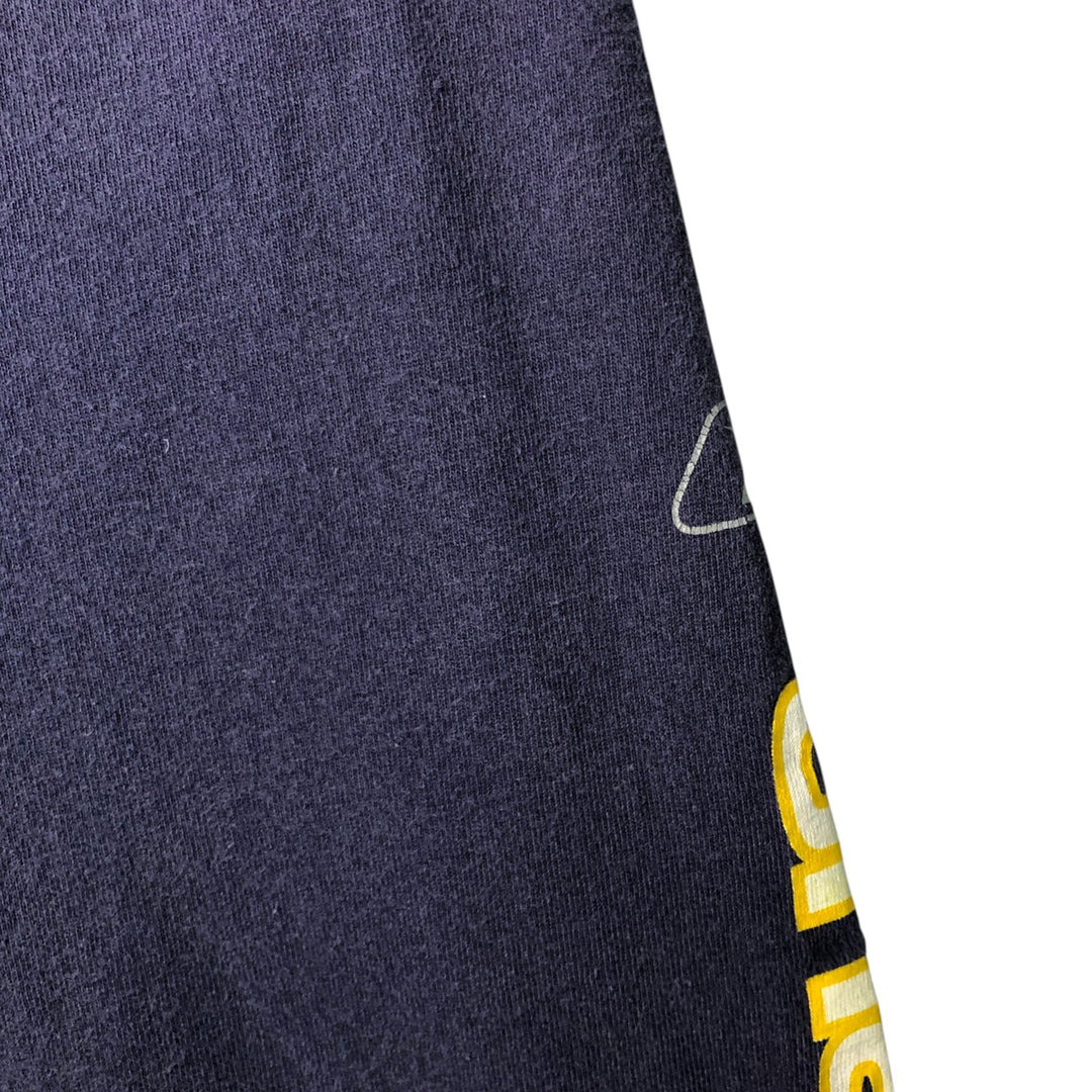 Reebok NFL Los Angeles Chargers Long Sleeve T-Shirt, Men's Size Medium cotton navy blue type Vintage Second Hand