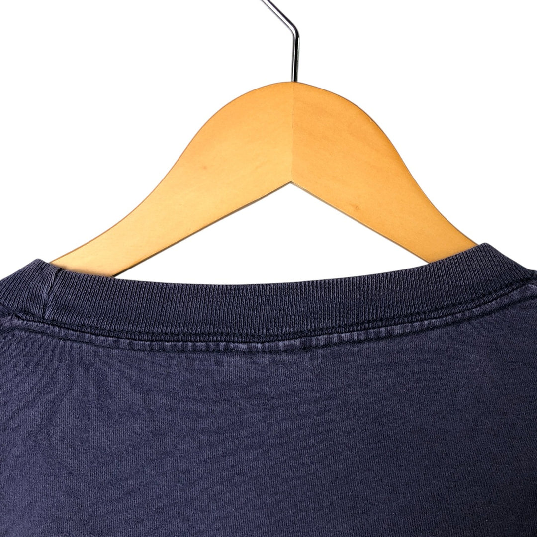 Reebok NFL Los Angeles Chargers Long Sleeve T-Shirt, Men's Size Medium cotton navy blue type Vintage Second Hand