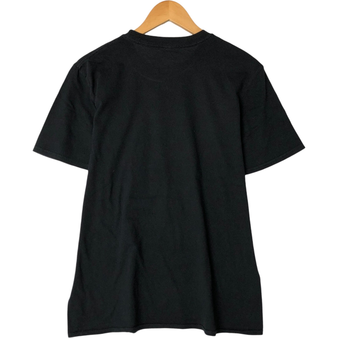 NARUTO Shippuden Uchiha Sasuke Anime Character Print T-Shirt, Men's Size Medium cotton black type Vintage Second Hand