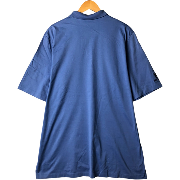 Ralph Lauren POLO GOLF Short Sleeve Polo Shirt Men's XL Pima Cotton Blue type light blue Vintage Second Hand