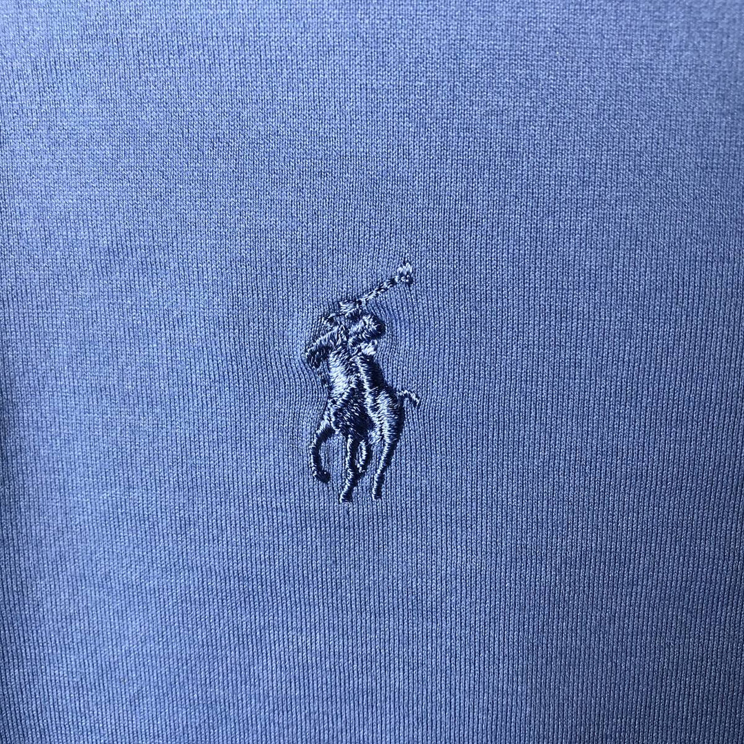Ralph Lauren POLO GOLF Short Sleeve Polo Shirt Men's XL Pima Cotton Blue type light blue Vintage Second Hand