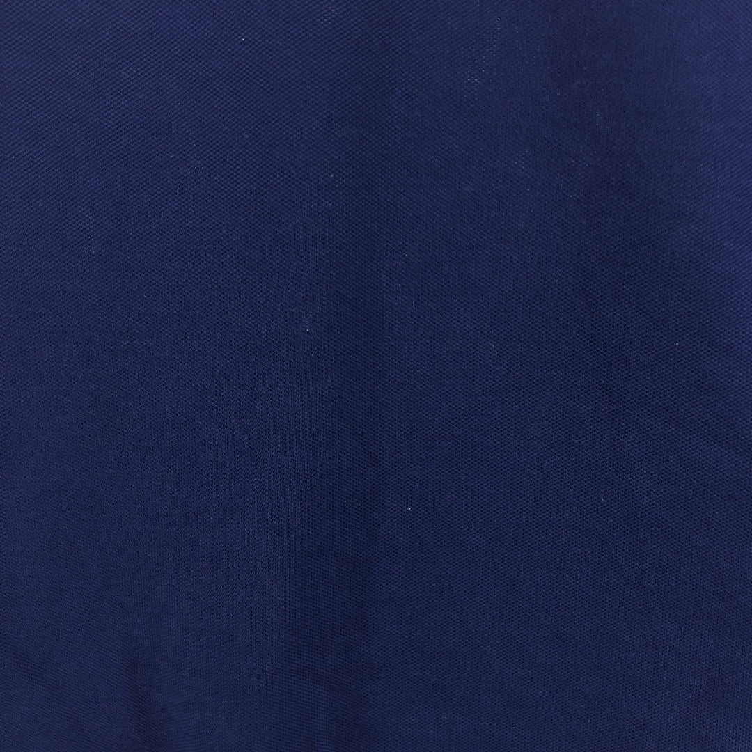 Ralph Lauren POLO RALPH LAUREN STRETCH MASH short-sleeved polo shirt, men's size XL cotton navy blue type Vintage Second Hand