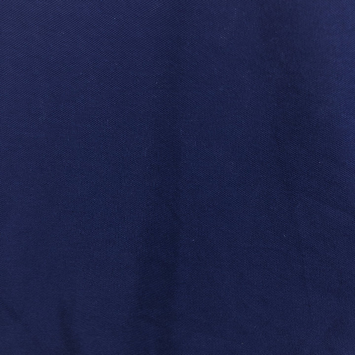 Ralph Lauren POLO RALPH LAUREN STRETCH MASH short-sleeved polo shirt, men's size XL cotton navy blue type Vintage Second Hand