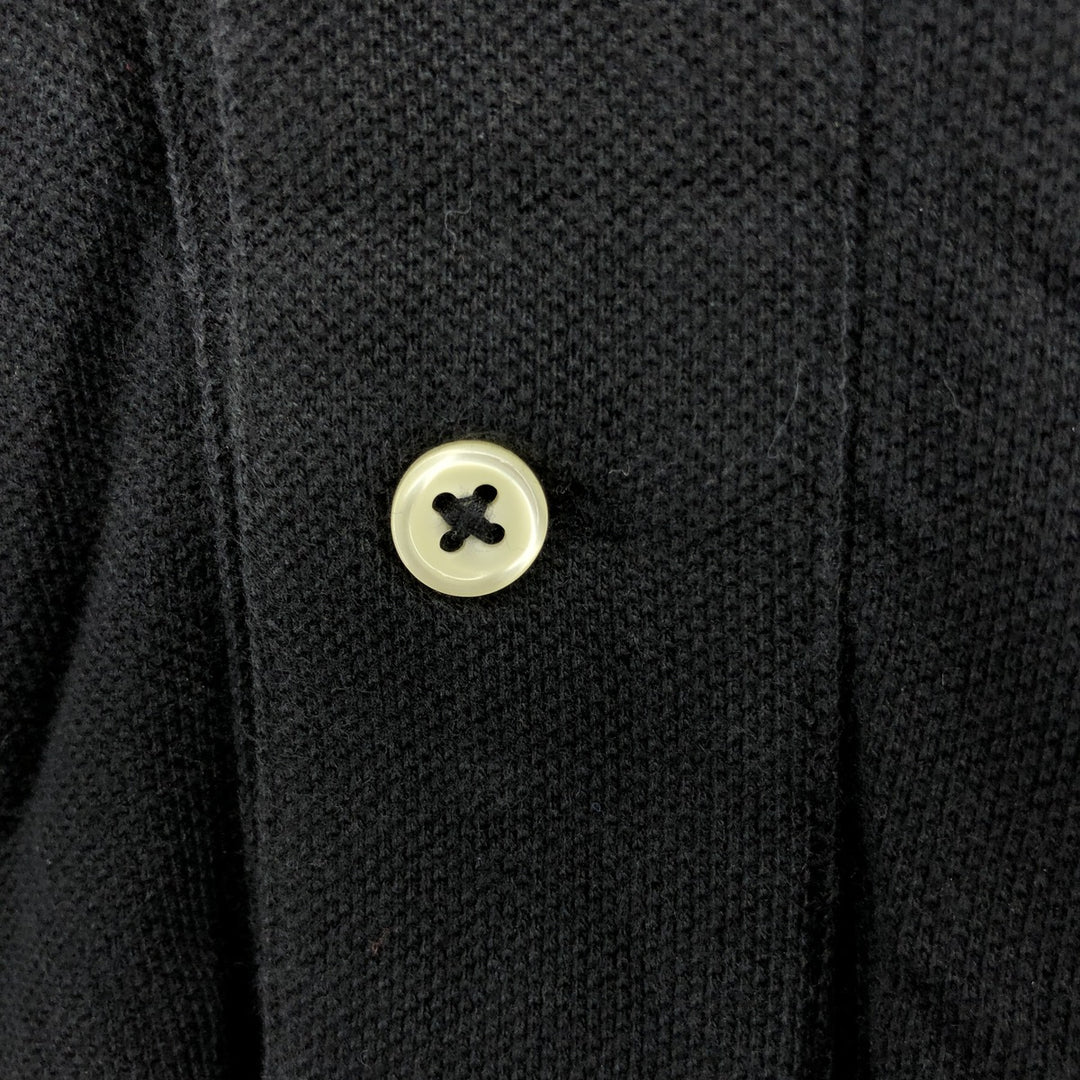 Ralph Lauren POLO RALPH LAUREN short sleeve polo shirt men's XL equivalent cotton black type Vintage Second Hand