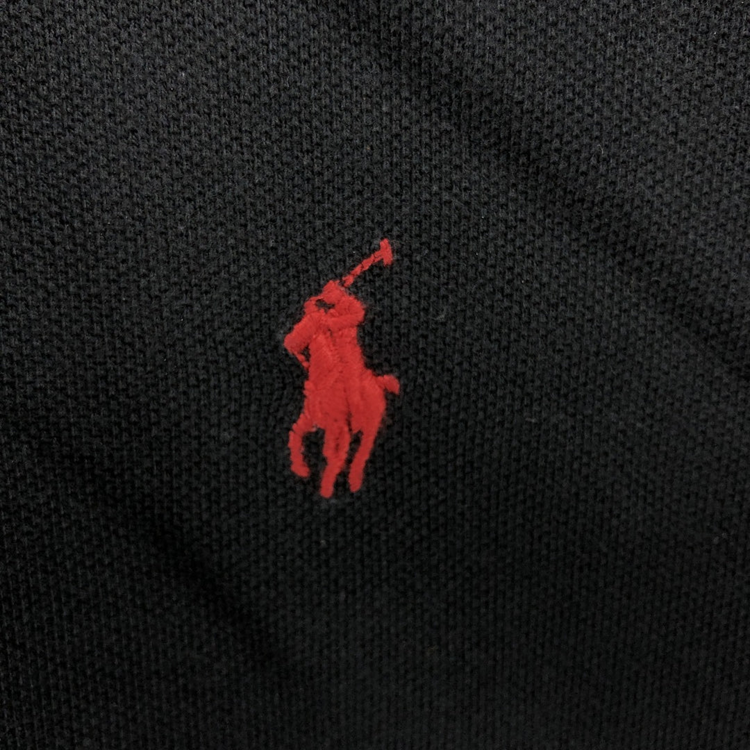 Ralph Lauren POLO RALPH LAUREN short sleeve polo shirt men's XL equivalent cotton black type Vintage Second Hand