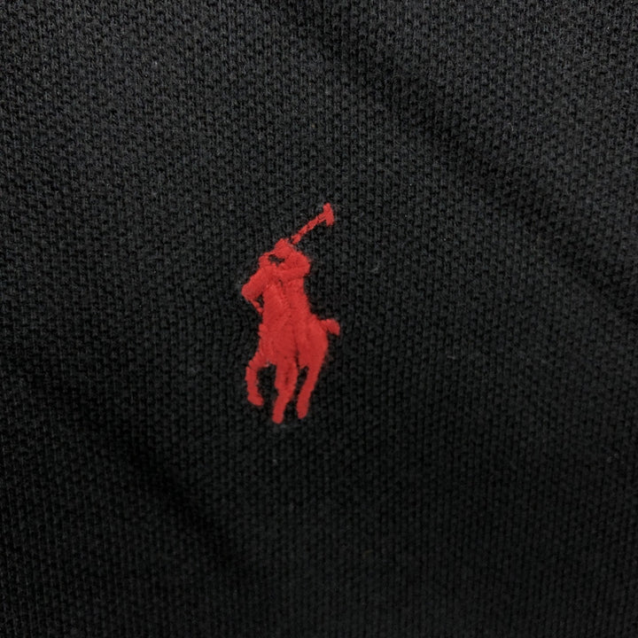 Ralph Lauren POLO RALPH LAUREN short sleeve polo shirt men's XL equivalent cotton black type Vintage Second Hand