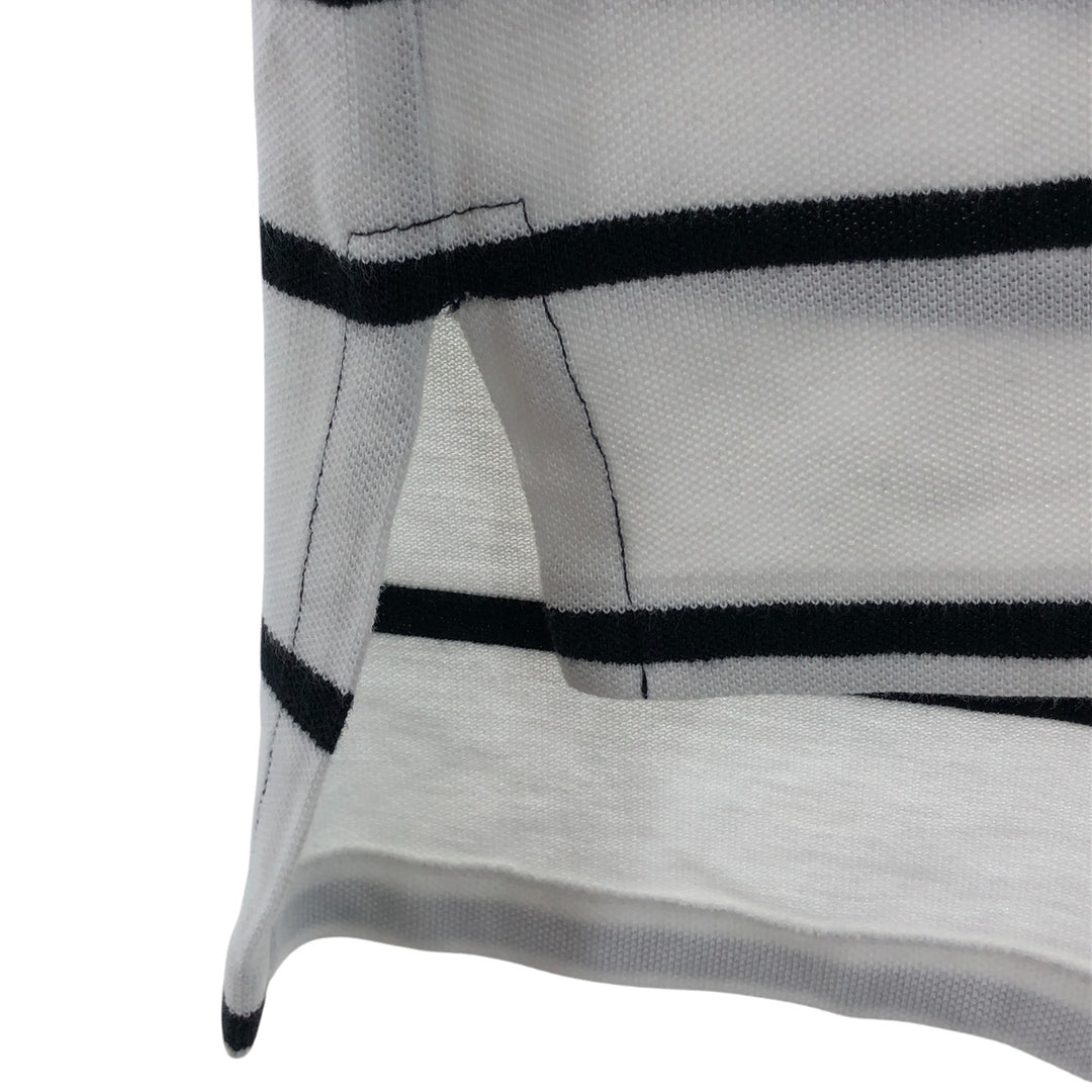 Ralph Lauren POLO RALPH LAUREN CUSTOM FIT short sleeve striped polo shirt men's size M cotton black type Vintage Second Hand