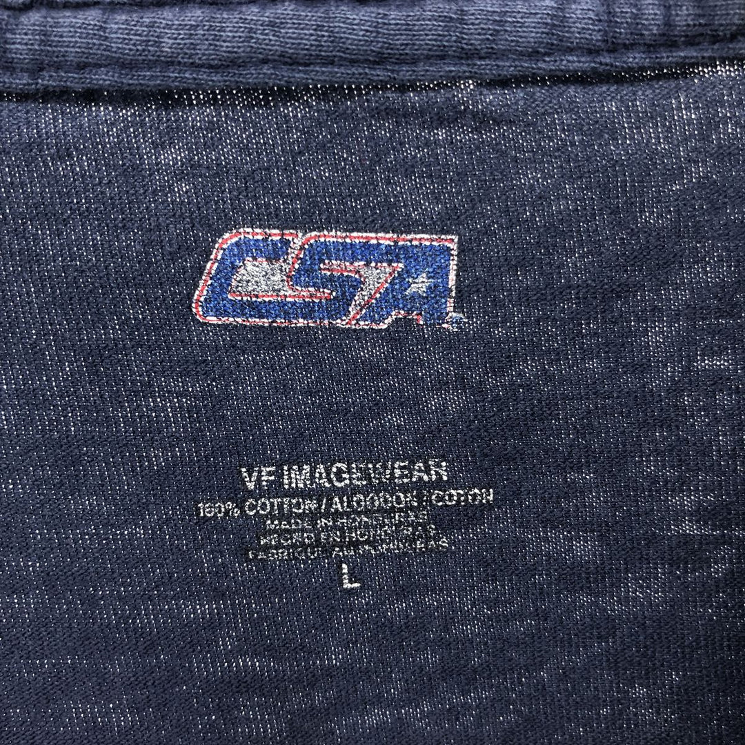 2000'S CSA MLB New York Yankees Logo Print T-Shirt, Men's Size L cotton navy blue type Vintage Second Hand