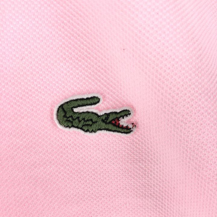 Lacoste LACOSTE Short Sleeve Polo Shirt Size 5 Men's L cotton pink type Vintage Second Hand