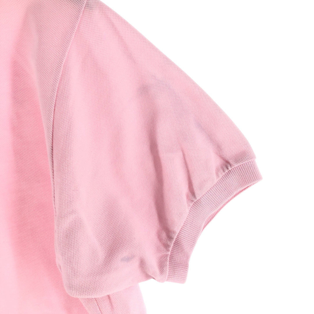 Lacoste LACOSTE Short Sleeve Polo Shirt Size 5 Men's L cotton pink type Vintage Second Hand