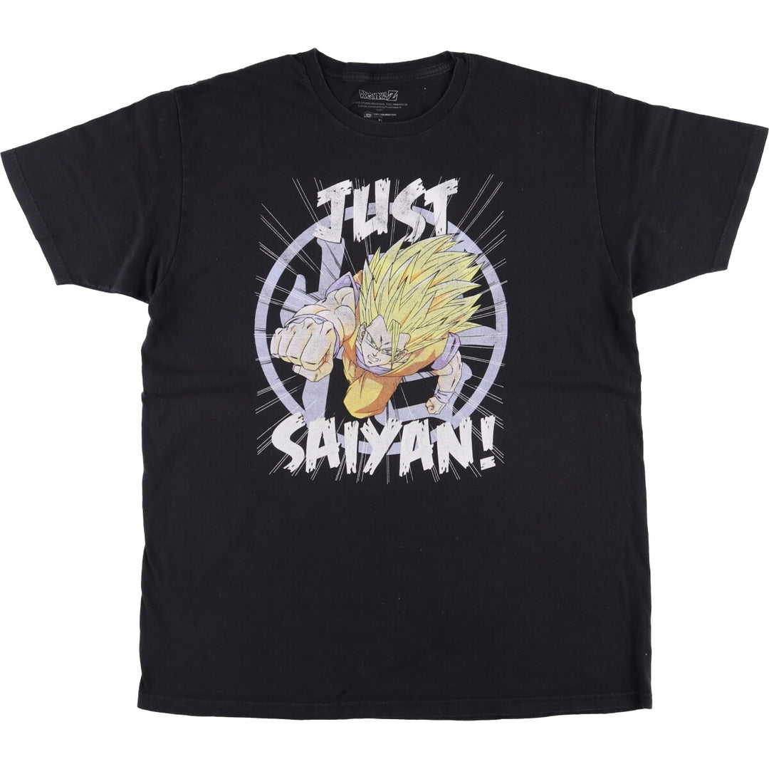DORAGONBALL Z Dragon Ball Z Son Goku Anime Character Print T-Shirt Men's XL cotton black type Vintage Second Hand