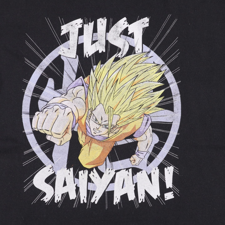 DORAGONBALL Z Dragon Ball Z Son Goku Anime Character Print T-Shirt Men's XL cotton black type Vintage Second Hand