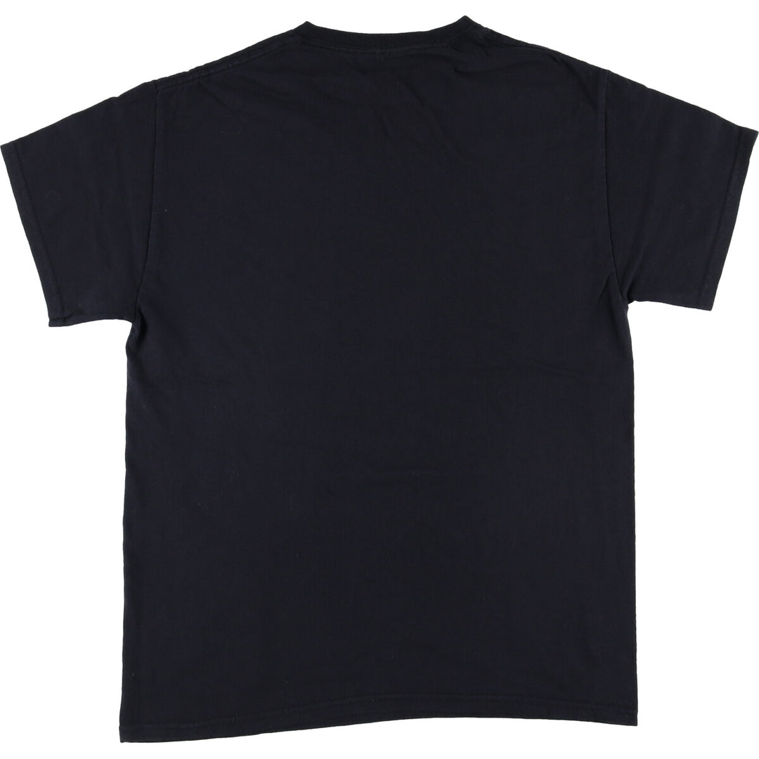 00'S NARUTO SHIPPUDEN Naruto Shippuden Uchiha Sasuke Anime Character Print T-Shirt Men's M size cotton black type Vintage Second Hand