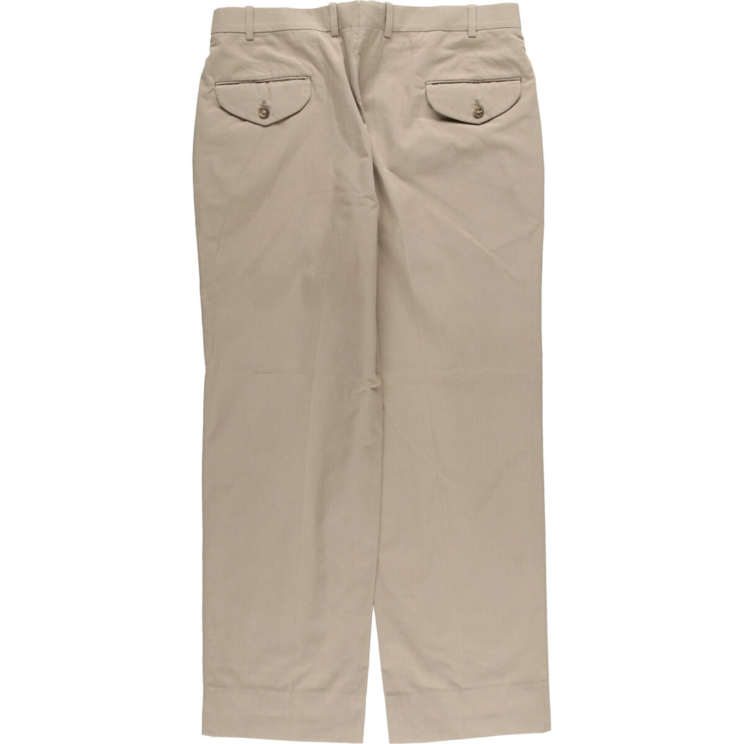 Corporate Image Tom James Slacks Pants Made in USA Men's W35 unclear Beige type Vintage Second Hand