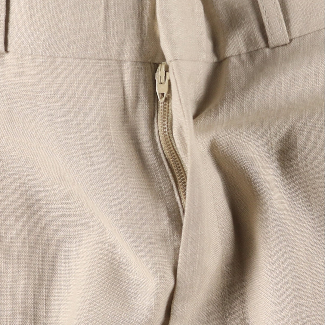 1990'S Vintage Farah slacks for men, size W34 polyester Beige type Vintage Second Hand