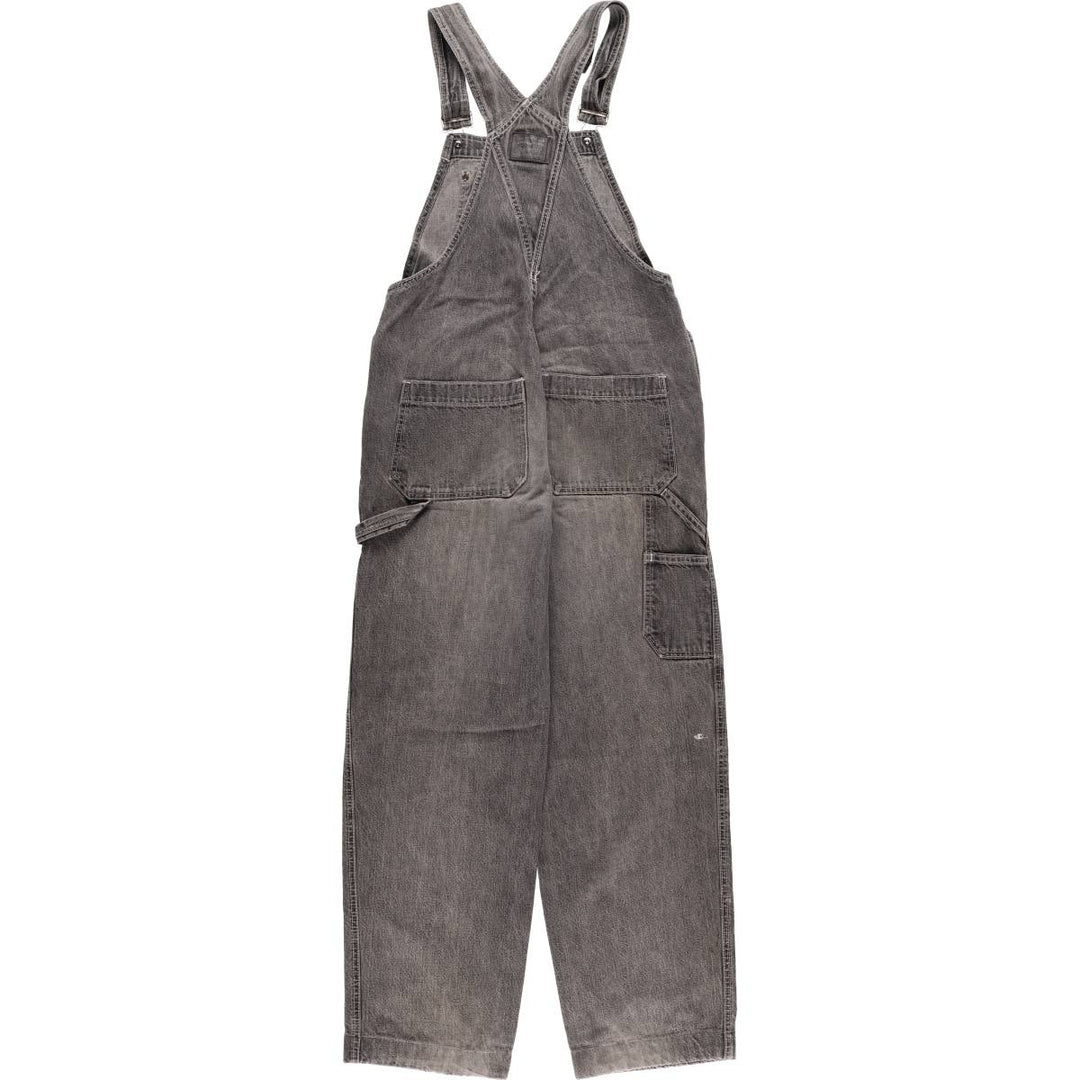 Levi's STRAUSS AND CO denim overalls for men, equivalent to W31 unclear black type Vintage Second Hand