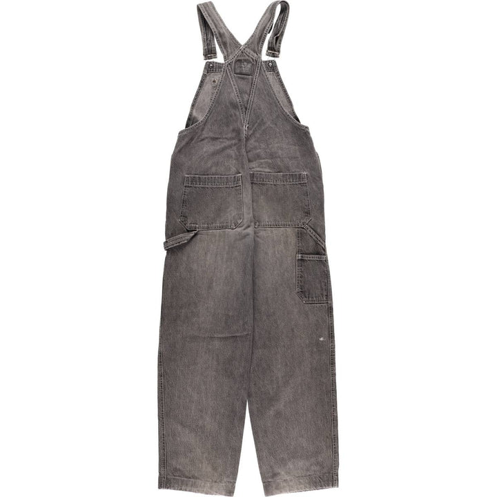 Levi's STRAUSS AND CO denim overalls for men, equivalent to W31 unclear black type Vintage Second Hand