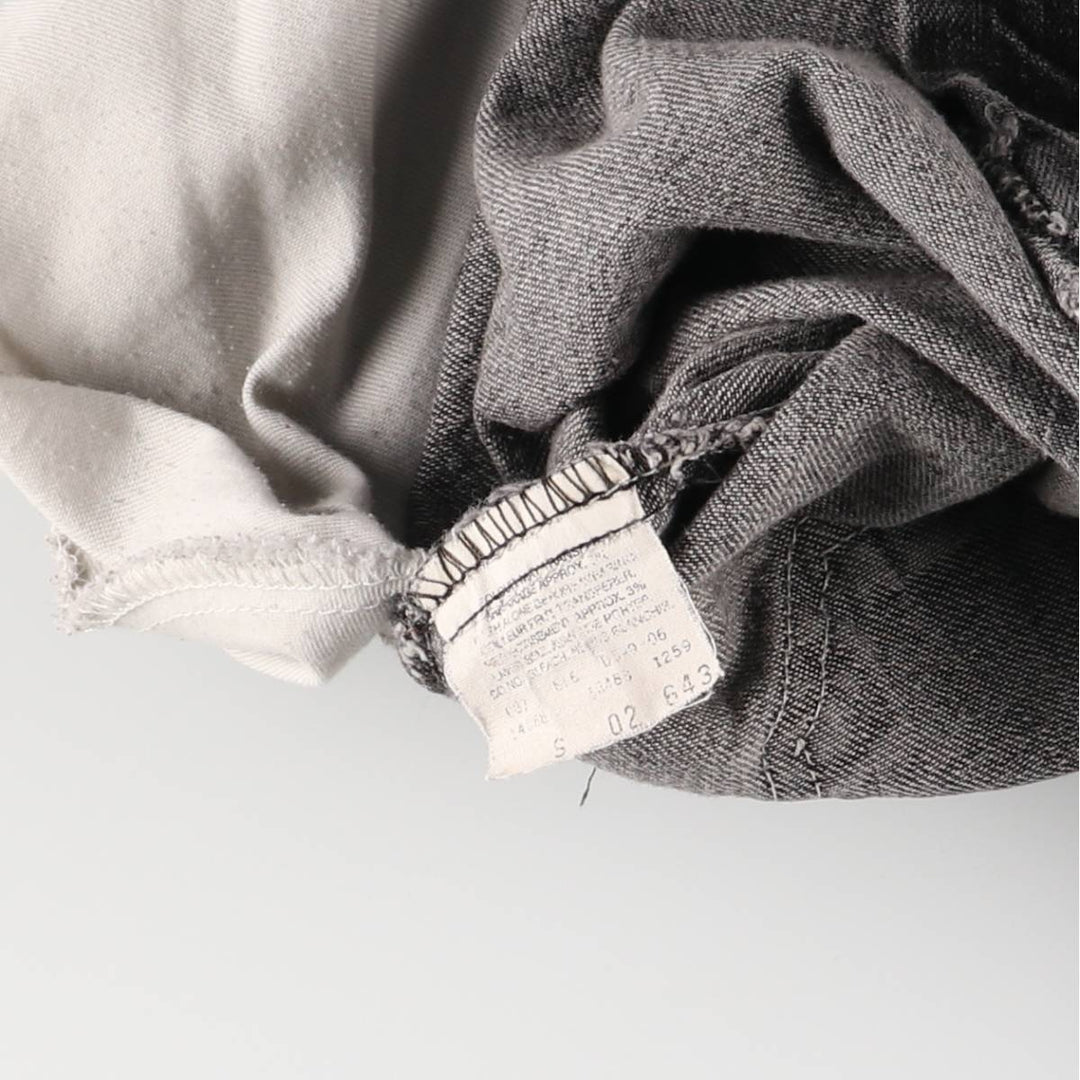 Levi's STRAUSS AND CO denim overalls for men, equivalent to W31 unclear black type Vintage Second Hand