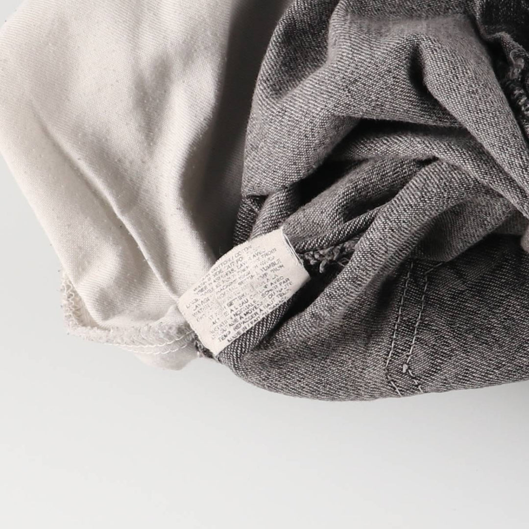 Levi's STRAUSS AND CO denim overalls for men, equivalent to W31 unclear black type Vintage Second Hand