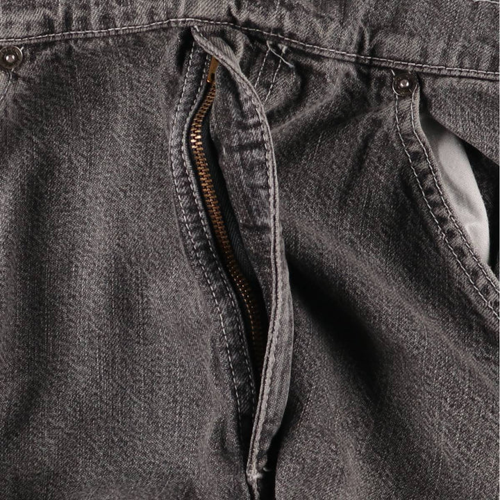 Levi's STRAUSS AND CO denim overalls for men, equivalent to W31 unclear black type Vintage Second Hand