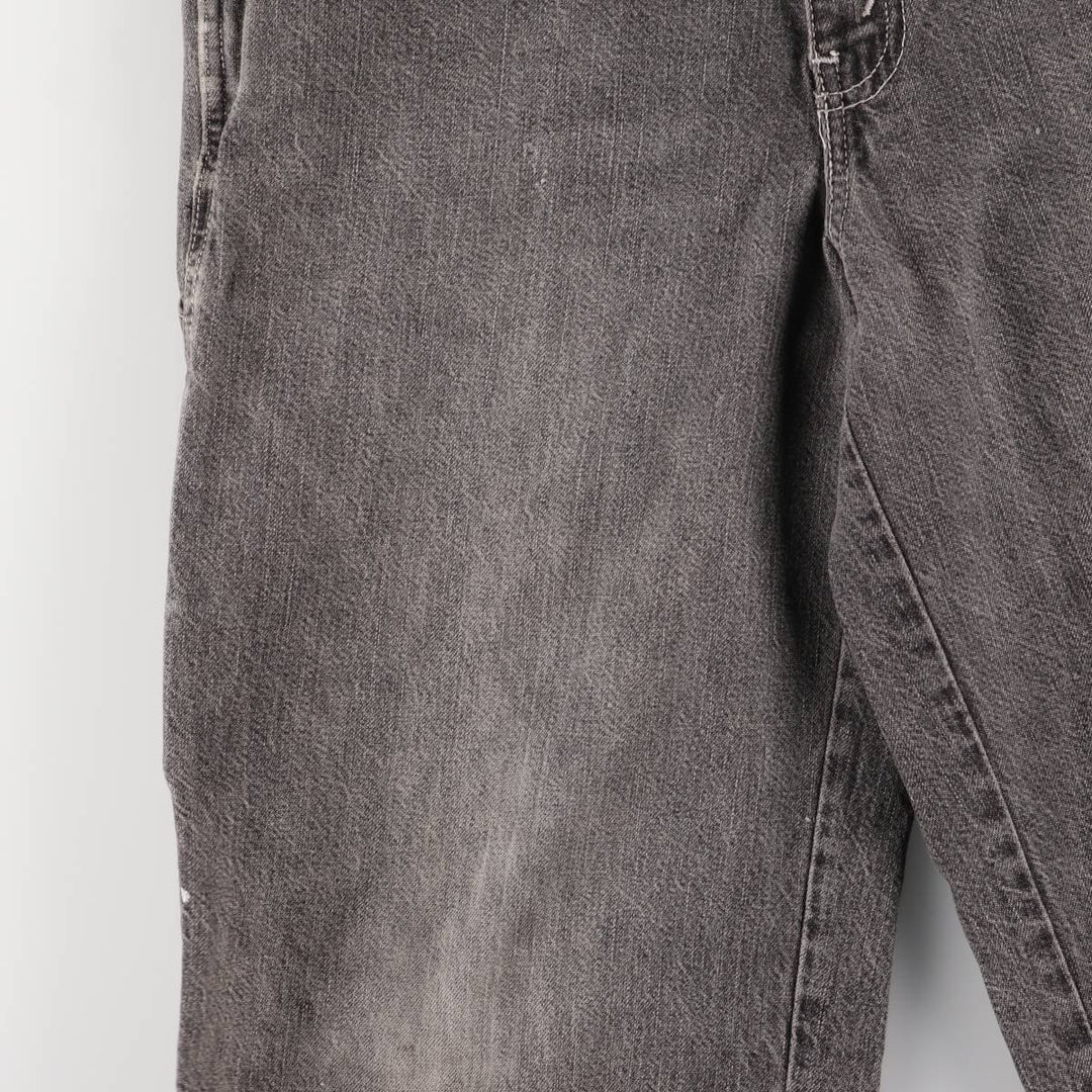 Levi's STRAUSS AND CO denim overalls for men, equivalent to W31 unclear black type Vintage Second Hand