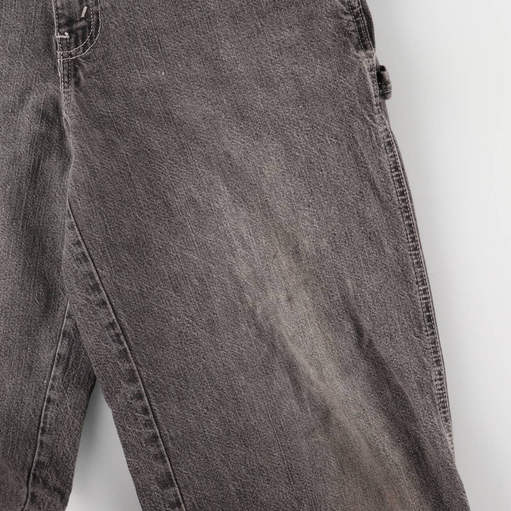 Levi's STRAUSS AND CO denim overalls for men, equivalent to W31 unclear black type Vintage Second Hand