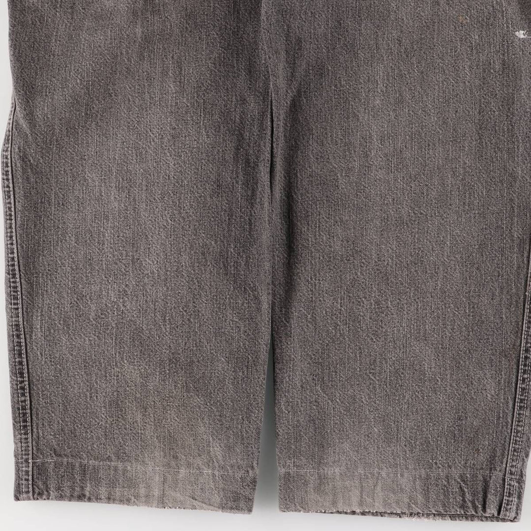 Levi's STRAUSS AND CO denim overalls for men, equivalent to W31 unclear black type Vintage Second Hand