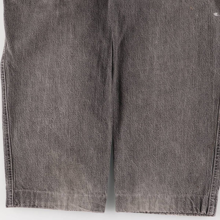 Levi's STRAUSS AND CO denim overalls for men, equivalent to W31 unclear black type Vintage Second Hand