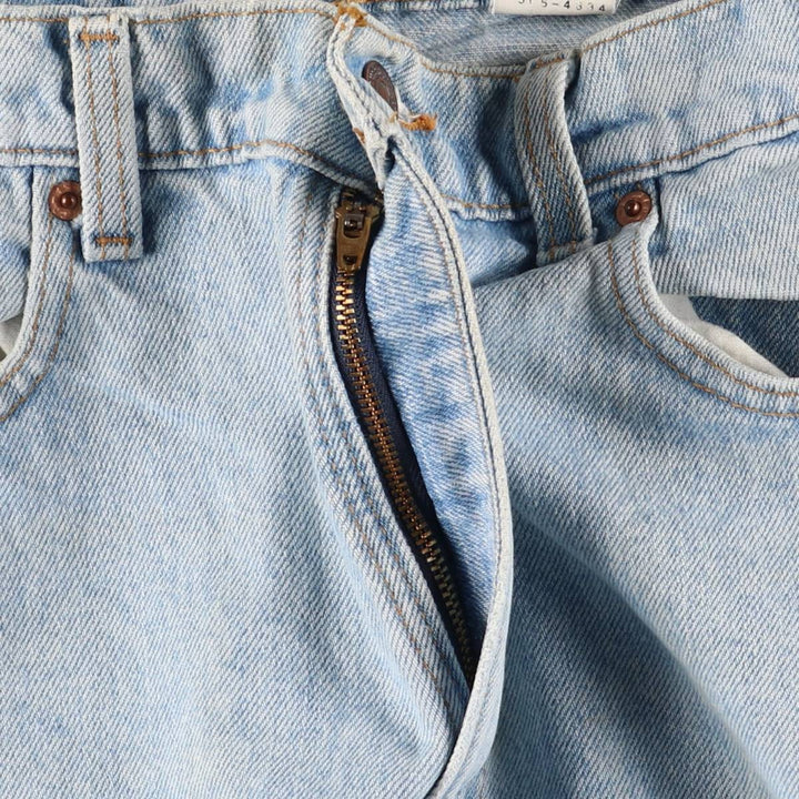 90'S Levi's 505 REGULAR FIT STRAIGHT LEG Tapered Denim Pants Made in USA Men's W33 Vintage cotton blue type Vintage Second Hand