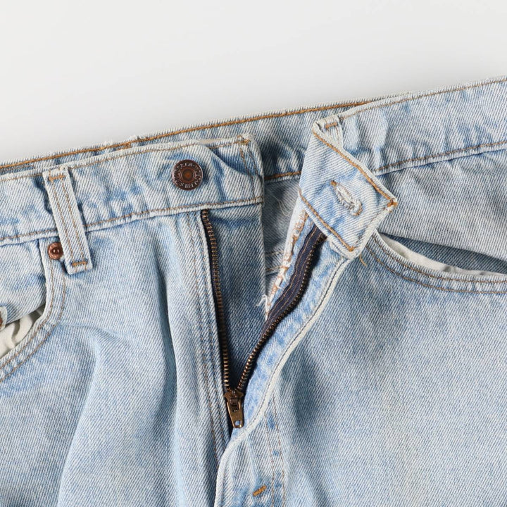 90'S Levi's 505 REGULAR FIT STRAIGHT LEG Tapered Denim Pants Made in USA Men's W33 Vintage cotton blue type Vintage Second Hand