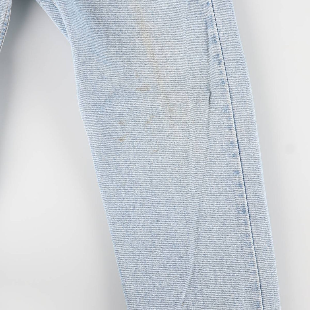 90'S Levi's 505 REGULAR FIT STRAIGHT LEG Tapered Denim Pants Made in USA Men's W33 Vintage cotton blue type Vintage Second Hand