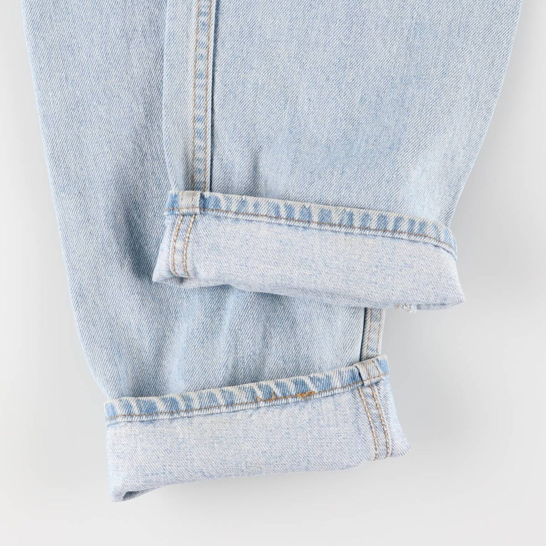 90'S Levi's 505 REGULAR FIT STRAIGHT LEG Tapered Denim Pants Made in USA Men's W33 Vintage cotton blue type Vintage Second Hand