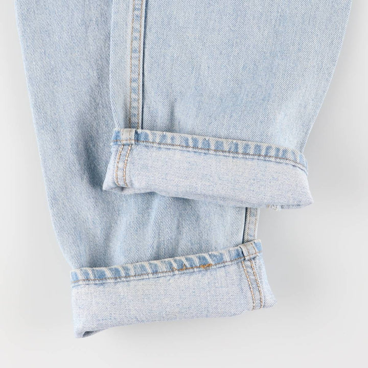 90'S Levi's 505 REGULAR FIT STRAIGHT LEG Tapered Denim Pants Made in USA Men's W33 Vintage cotton blue type Vintage Second Hand