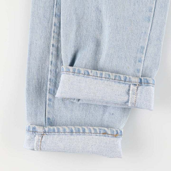 90'S Levi's 505 REGULAR FIT STRAIGHT LEG Tapered Denim Pants Made in USA Men's W33 Vintage cotton blue type Vintage Second Hand