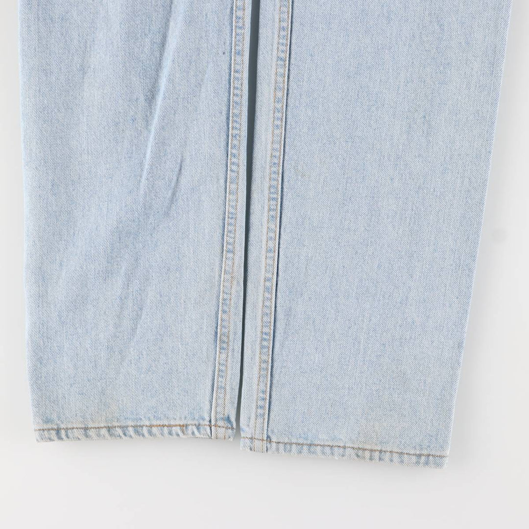 90'S Levi's 505 REGULAR FIT STRAIGHT LEG Tapered Denim Pants Made in USA Men's W33 Vintage cotton blue type Vintage Second Hand